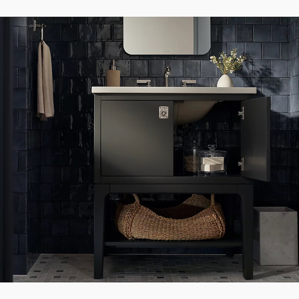 KOHLER Seagrove® by Studio McGee 24" bathroom vanity cabinet with sink and quartz top - Image 7