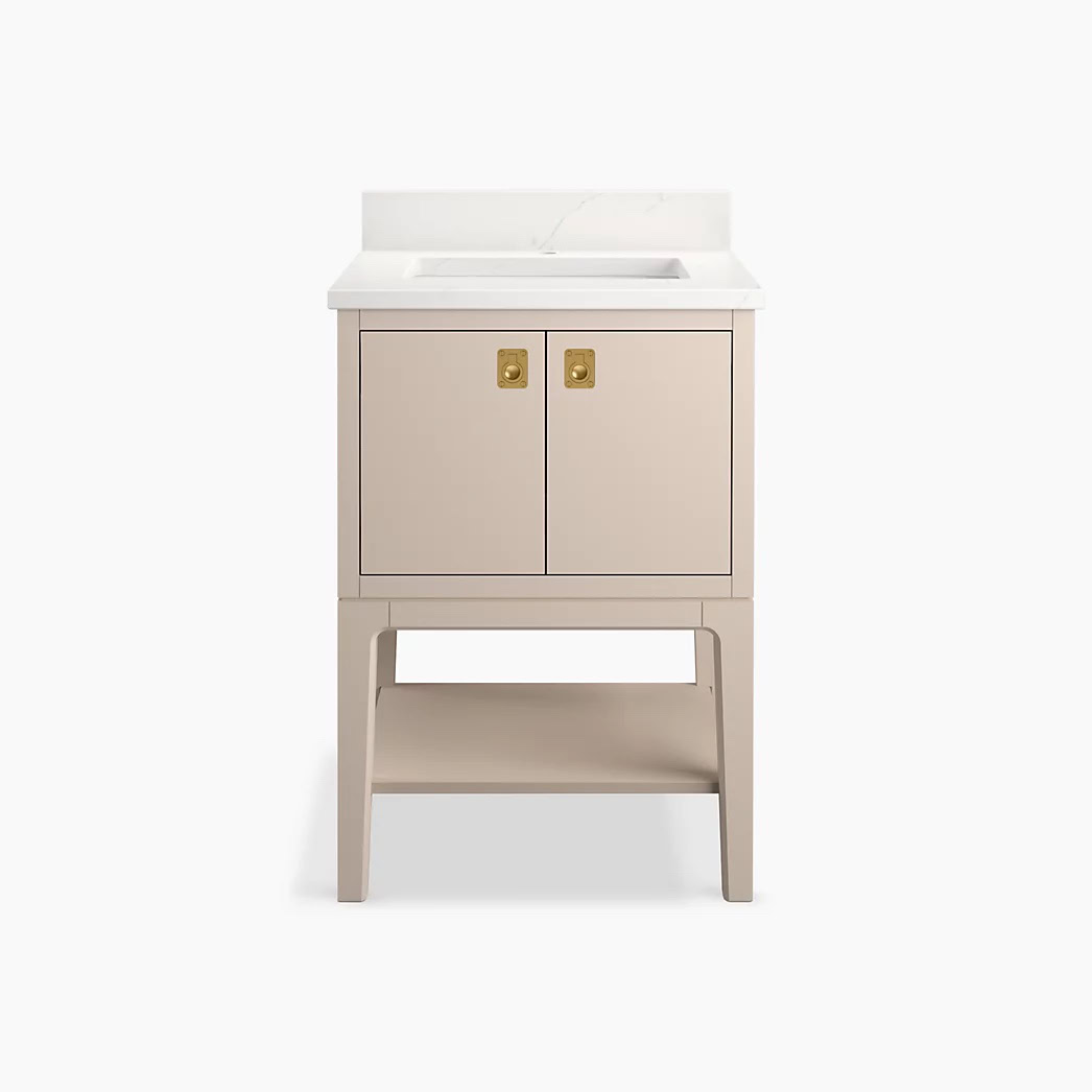 KOHLER Seagrove® by Studio McGee 24" bathroom vanity cabinet with sink and quartz top - Image 9