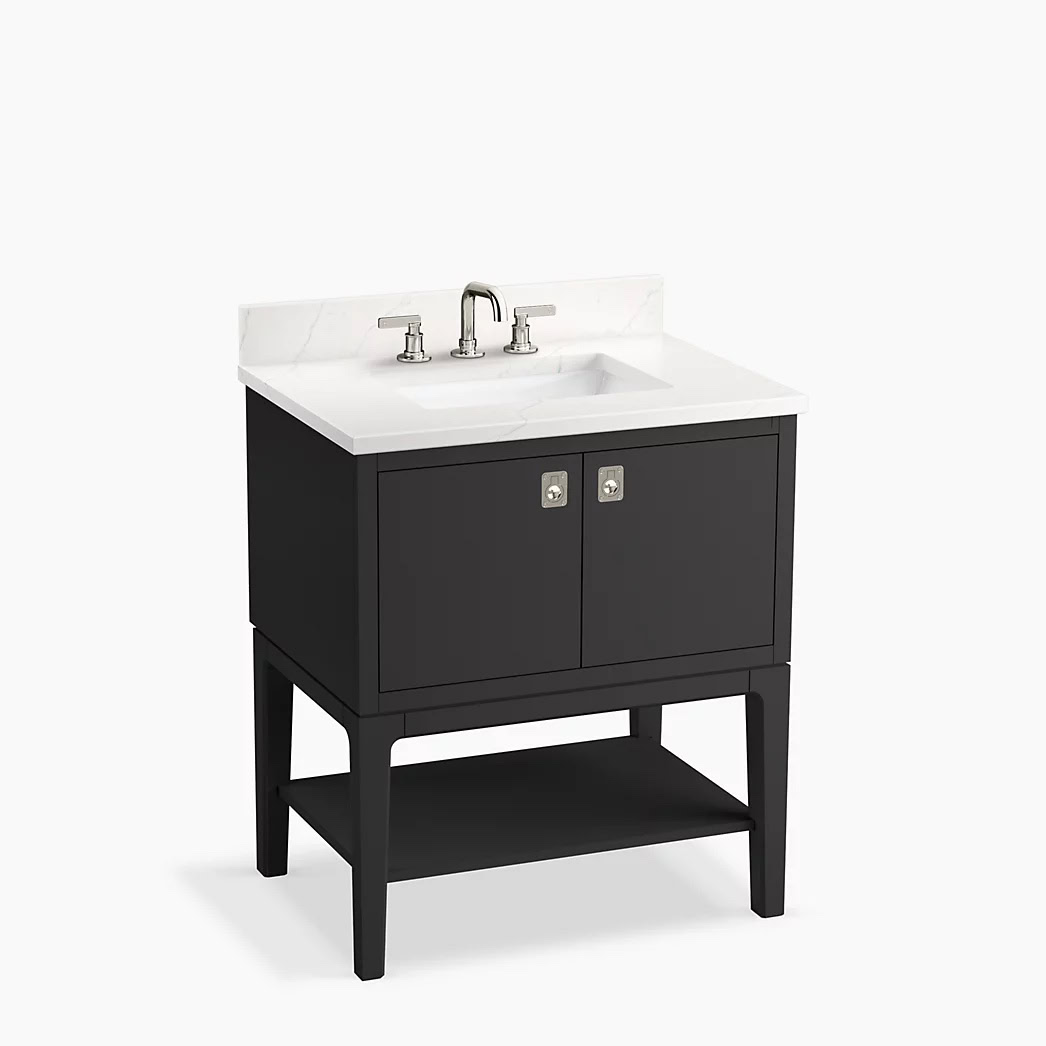 KOHLER Seagrove® by Studio McGee30" bathroom vanity cabinet with sink and quartz top - Image 3