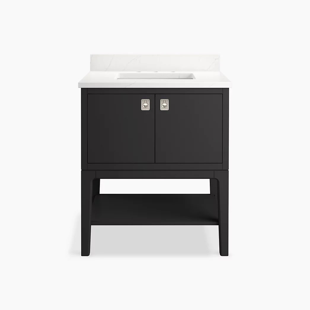 KOHLER Seagrove® by Studio McGee30" bathroom vanity cabinet with sink and quartz top - Image 5