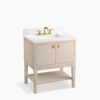 KOHLER Seagrove® by Studio McGee30" bathroom vanity cabinet with sink and quartz top - Thumbnail Image 1
