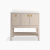 KOHLER Seagrove® by Studio McGee 36" bathroom vanity cabinet with sink and quartz top - Thumbnail Image 7