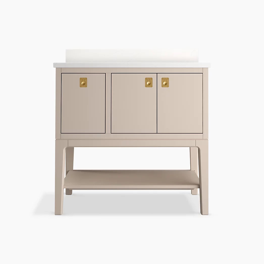 KOHLER Seagrove® by Studio McGee 36" bathroom vanity cabinet with sink and quartz top - Image 7