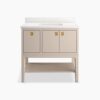 KOHLER Seagrove® by Studio McGee 36" bathroom vanity cabinet with sink and quartz top - Thumbnail Image 8