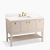 KOHLER Seagrove® by Studio McGee 48"bathroom vanity cabinet with sink and quartz top - Thumbnail Image 1