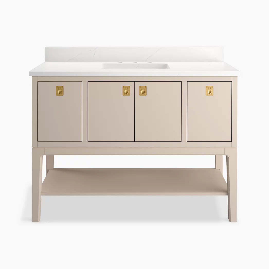 KOHLER Seagrove® by Studio McGee 48"bathroom vanity cabinet with sink and quartz top - Image 19
