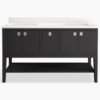 KOHLER Seagrove® by Studio McGee 60"bathroom vanity cabinet with sink and quartz top - Thumbnail Image 2