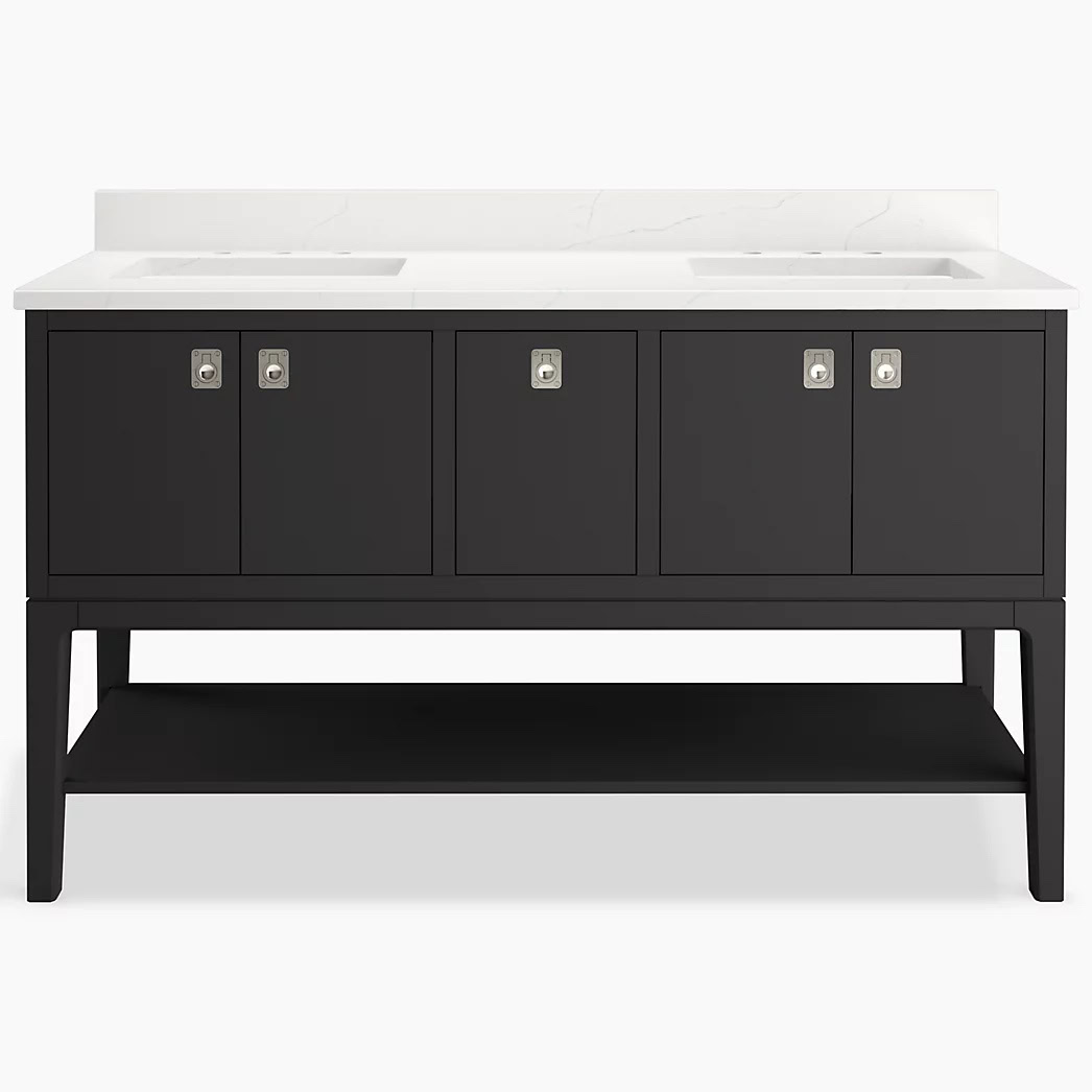 KOHLER Seagrove® by Studio McGee 60"bathroom vanity cabinet with sink and quartz top - Image 2