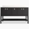 KOHLER Seagrove® by Studio McGee 60"bathroom vanity cabinet with sink and quartz top - Thumbnail Image 4