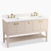 KOHLER Seagrove® by Studio McGee 60"bathroom vanity cabinet with sink and quartz top - Thumbnail Image 1