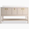 KOHLER Seagrove® by Studio McGee 60"bathroom vanity cabinet with sink and quartz top - Thumbnail Image 17