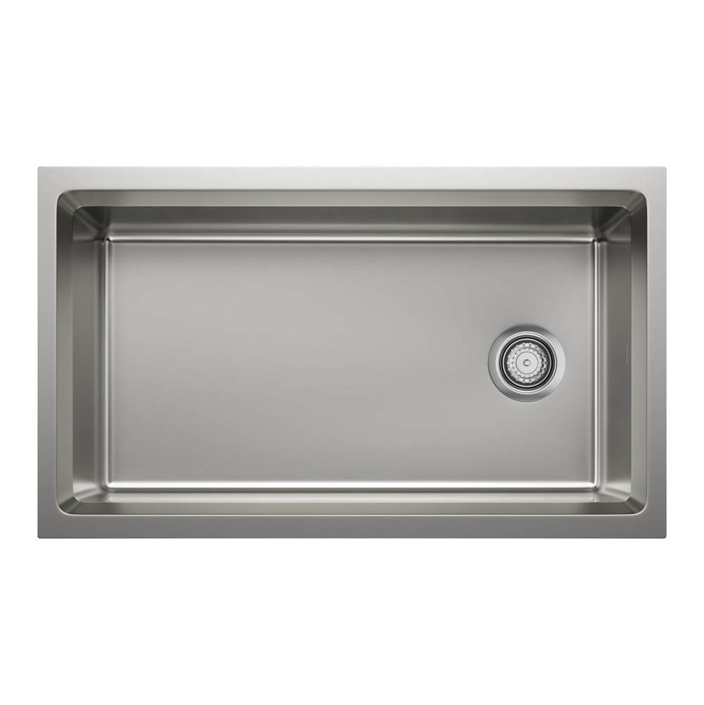 Blanco Inteos 33'' Single Bowl Reversible Undermount Stainless Steel Workstation Kitchen Sink - Image 4