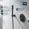 Grohe Euphoria® Cosmopolitan Stick Hand Shower - 1 Spray, 1.75 GPM (6.6 L/min) - Thumbnail Image 2