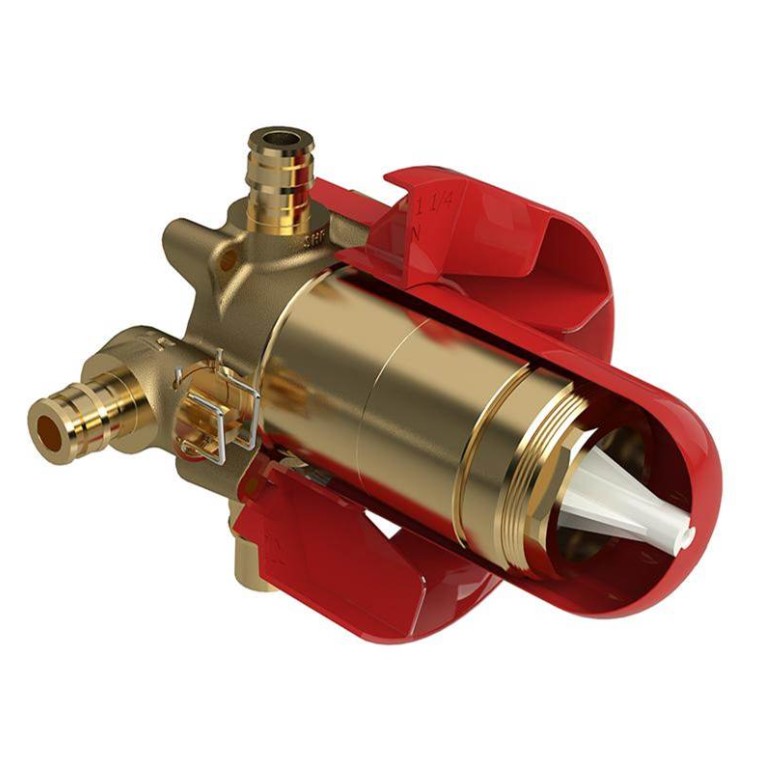Riobel Pro 1/2'' Pressure Balance Rough-in Valve without Cartridge with 1 Function and Expansion PEX Connections