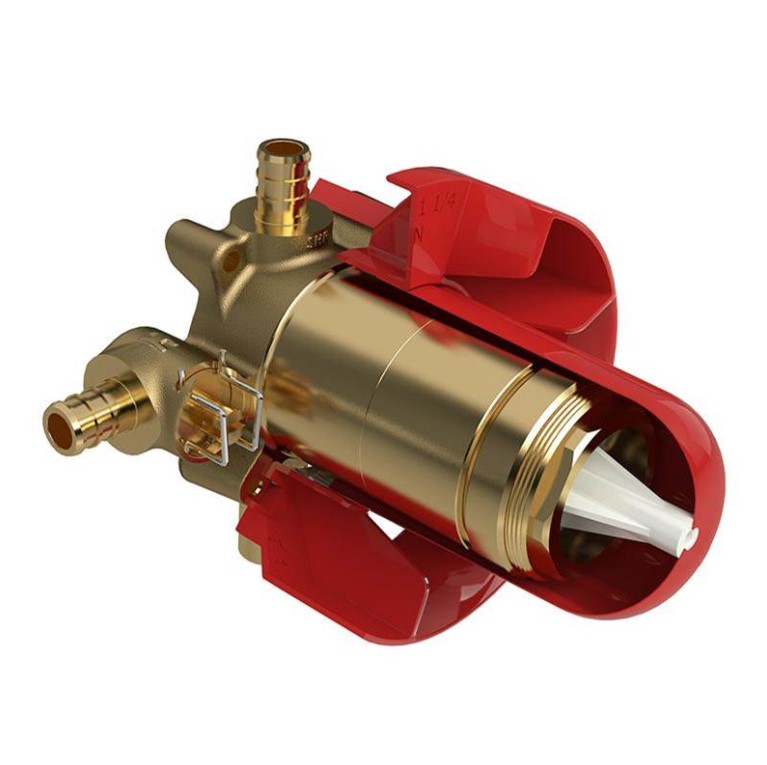 Riobel Pro 1/2'' Pressure Balance Rough-in Valve without Cartridge with 1 Function and PEX Connections