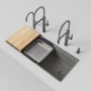 BLANCO INTEOS 45" x19" Silgranit Kitchen Sinks - Thumbnail Image 3
