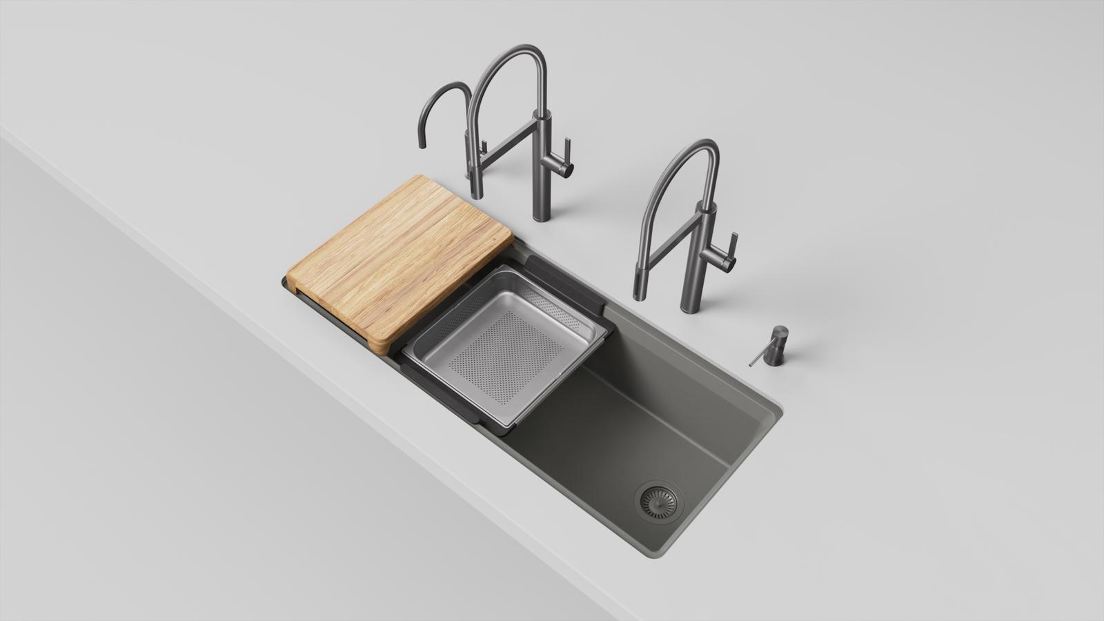 BLANCO INTEOS 45" x19" Silgranit Kitchen Sinks - Image 3
