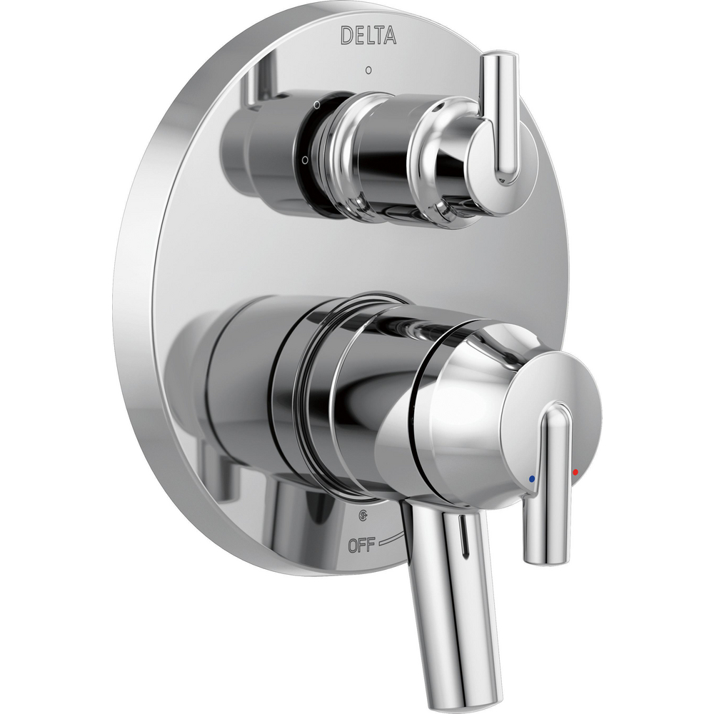 DELTA Contemporary Two Handle Monitor 17 Series Valve Trim with 3-Setting Integrated Diverter - Image 1