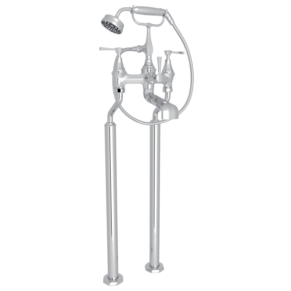 PERRIN & ROWE Deco™ Floor Mount Tub Filler - Image 1