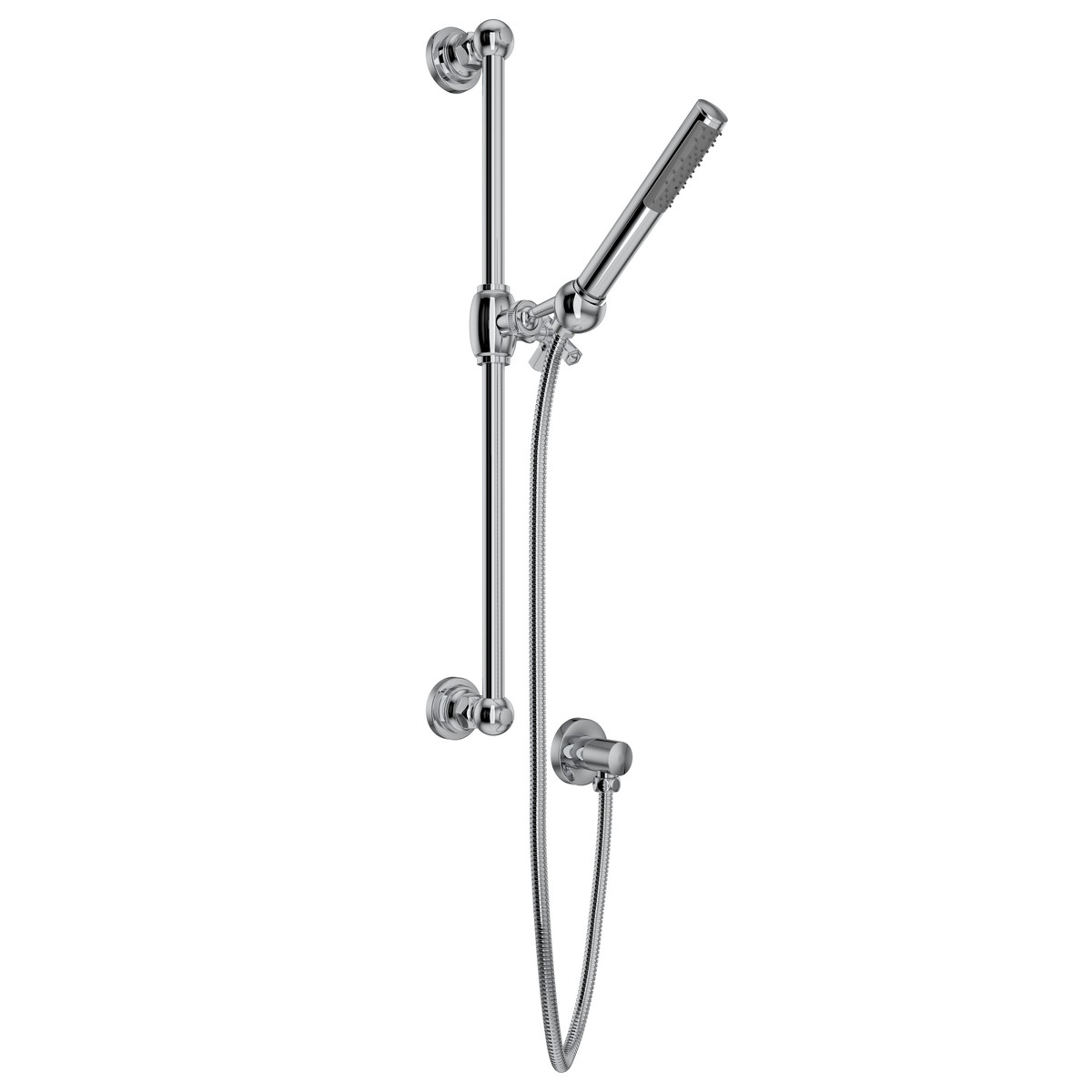 PERRIN & ROWE Handshower Set With 21" Slide Bar And Single Function Handshower - Image 1