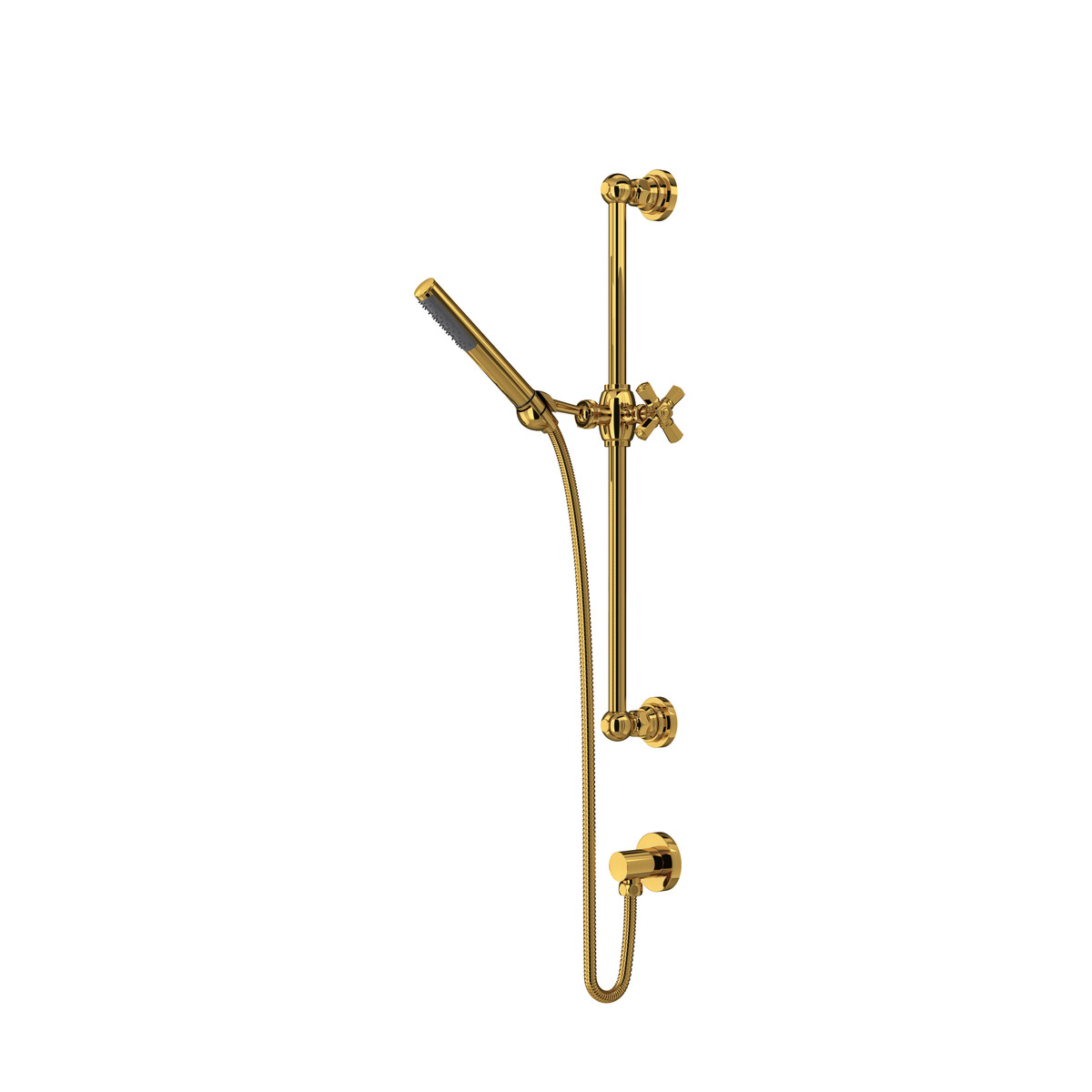 PERRIN & ROWE Handshower Set With 21" Slide Bar And Single Function Handshower - Image 6