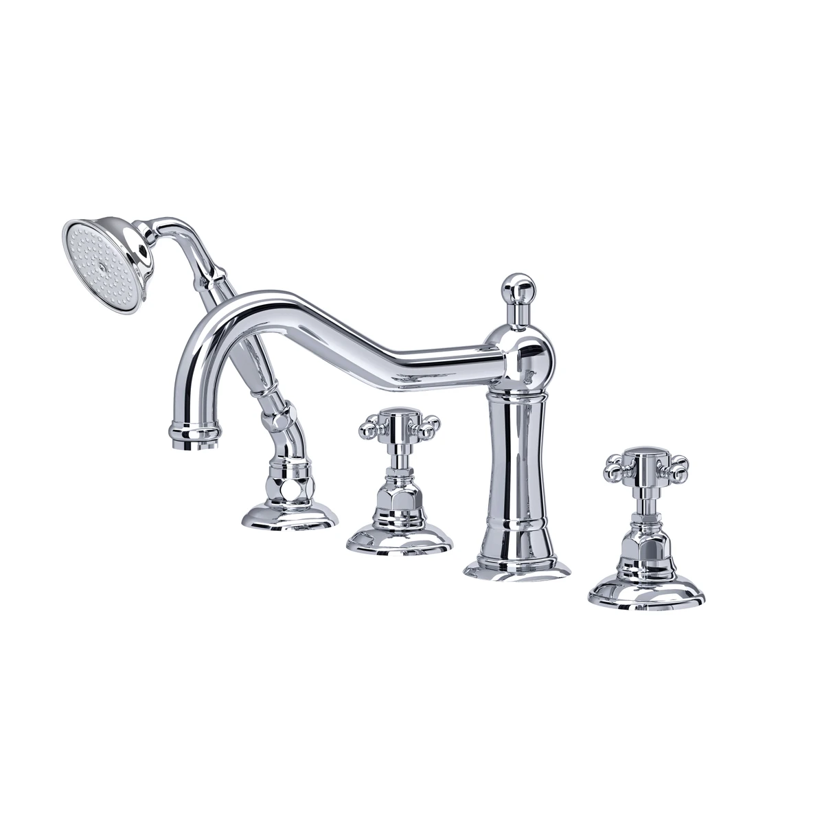 ROHL CANADA Acqui® 4-Hole Deck Mount Tub Filler - Image 1