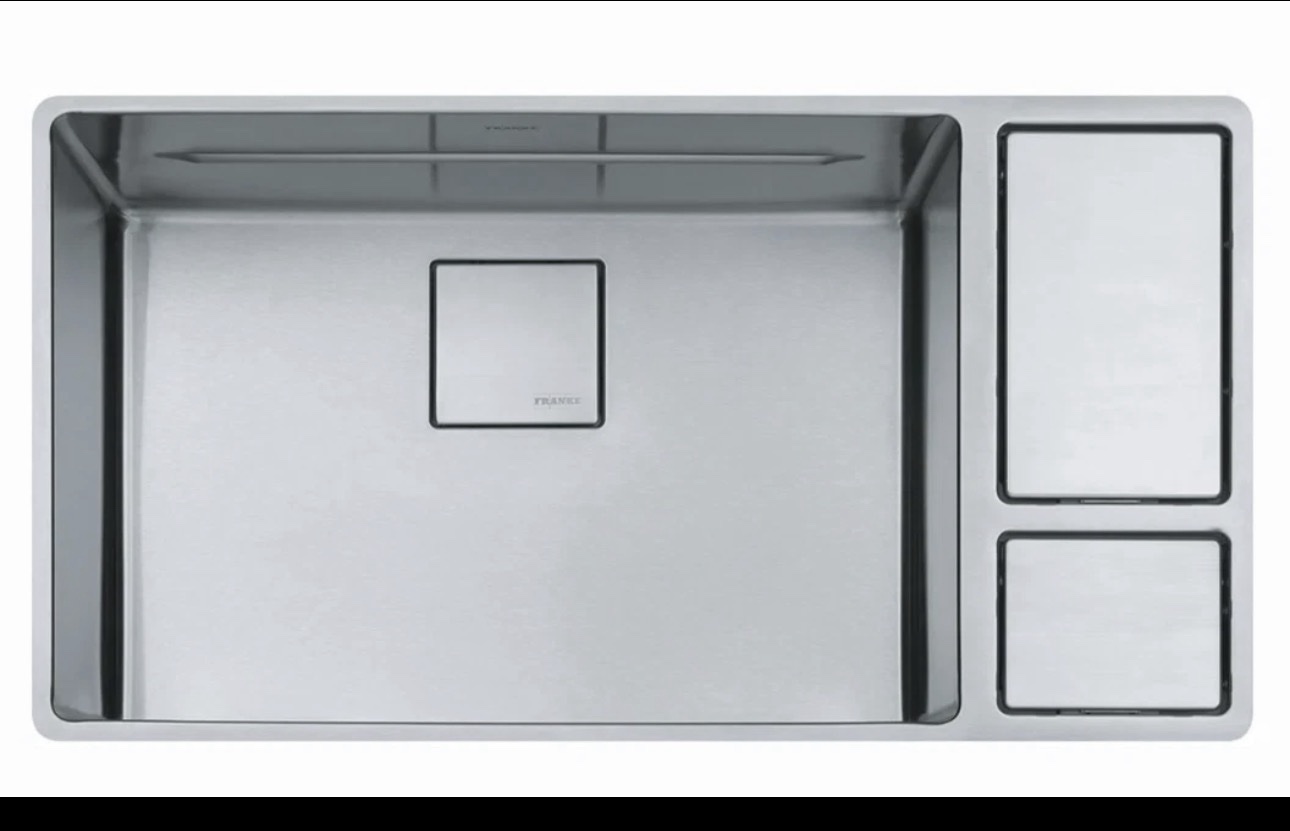 FRANKE CUX11024-W 33" Chef Center Single Bowl Kitchen Sink STAINLESS STEEL - Image 1